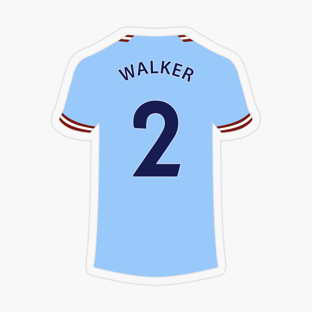 Phil Foden football jersey with number Sticker for Sale by Justtrendytees