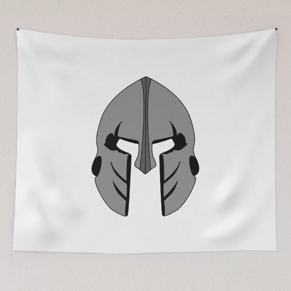 Item preview, dibujo casco esparta designed and sold by Blondiabshop.