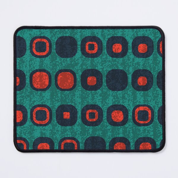 Item preview, Bauhaus Inspired Mod Pattern in Red and Blue designed and sold by LisWilliams.