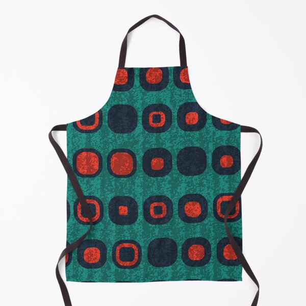 Item preview, Bauhaus Inspired Mod Pattern in Red and Blue designed and sold by LisWilliams.