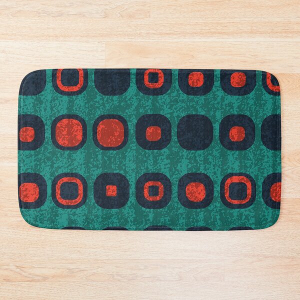 Item preview, Bauhaus Inspired Mod Pattern in Red and Blue designed and sold by LisWilliams.