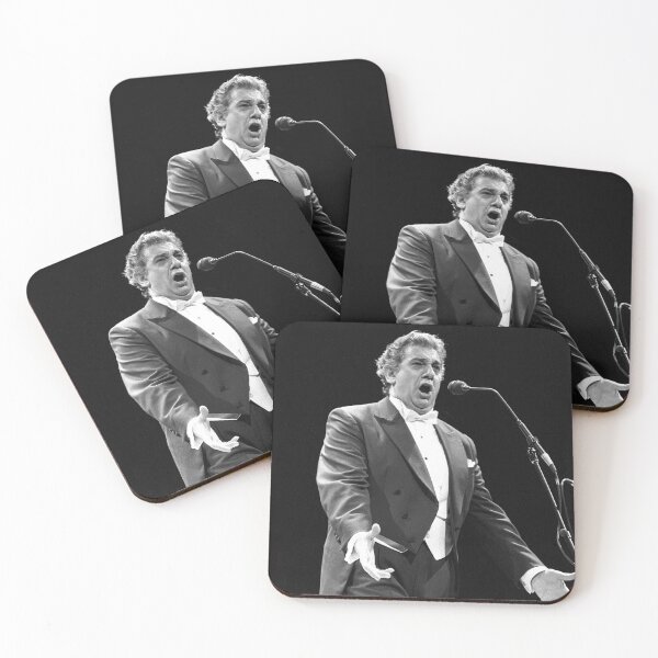 Item preview, Placido Domingo - BW Photograph designed and sold by ConcertImages.