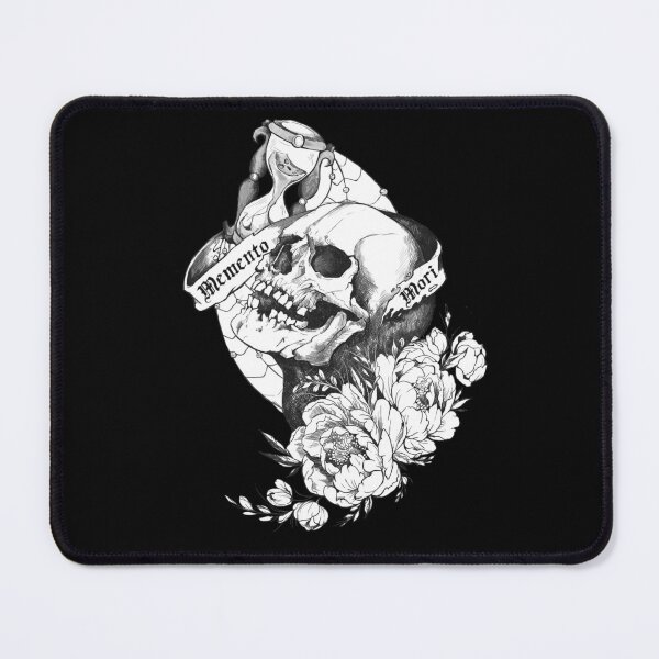 Item preview, artistic Roman Memento Mori Mosaic designed and sold by cometos.