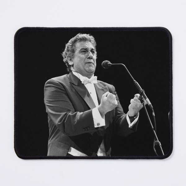 Item preview, Placido Domingo - BW Photograph designed and sold by ConcertImages.