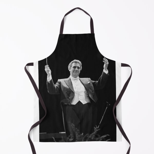 Item preview, Placido Domingo - BW Photograph designed and sold by ConcertImages.