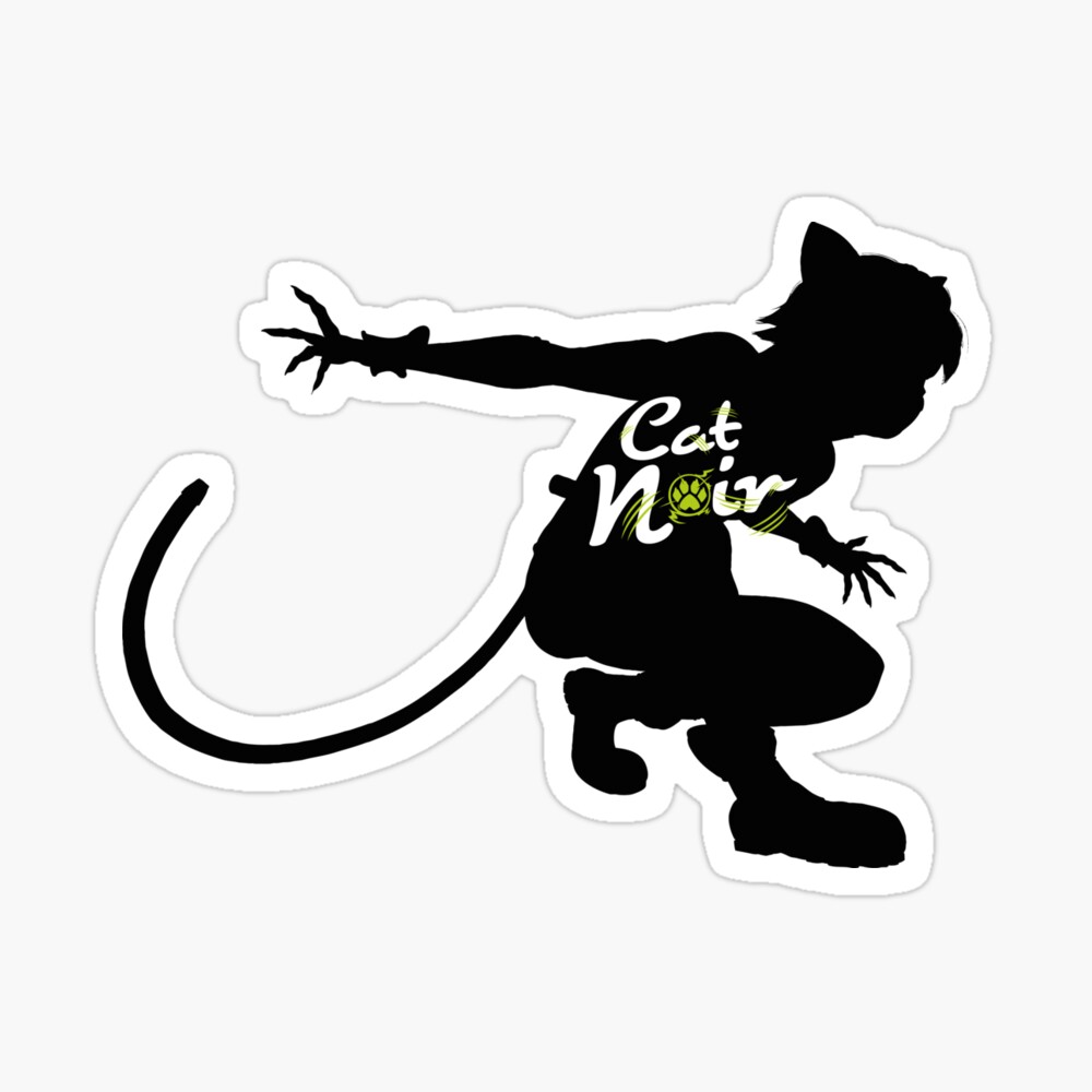 Miraculous Ladybug - Cat Noir Silhouette