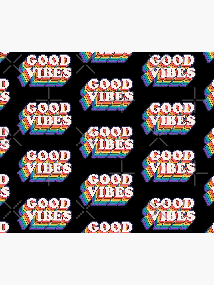 Good Vibes Rainbow Colors by souloff