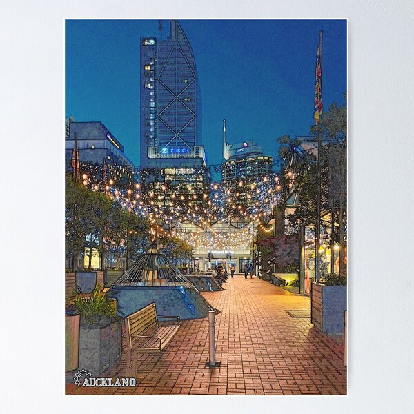 Item preview, Auckland New Zealand City designed and sold by Alexandra Rty.