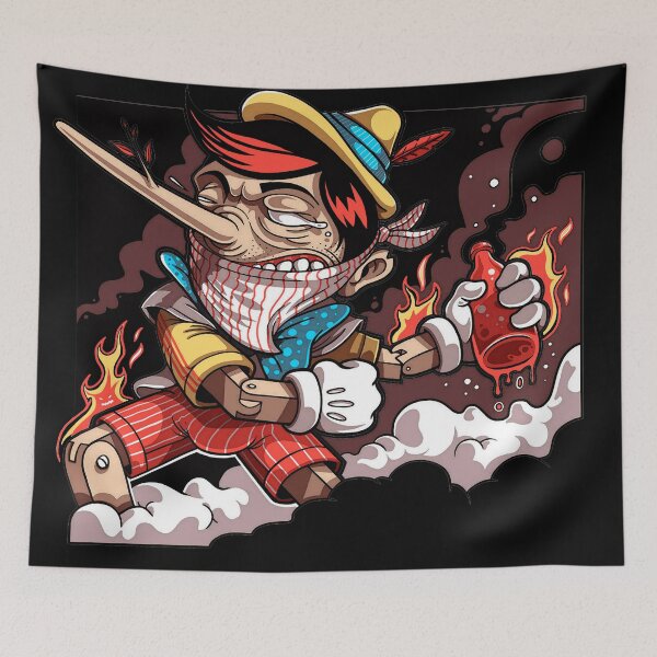 Item preview, Pinocchio the arsonist designed and sold by si3iy.