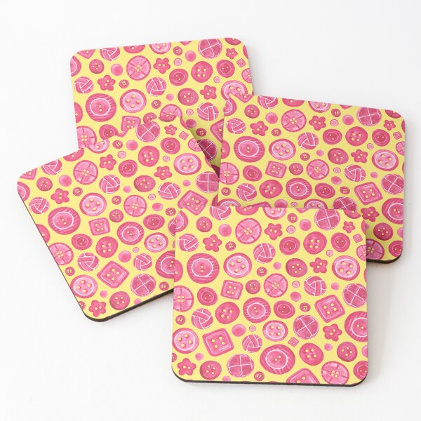 Item preview, Painted Buttons // Rhubarb & Custard designed and sold by The Wellington Boot.