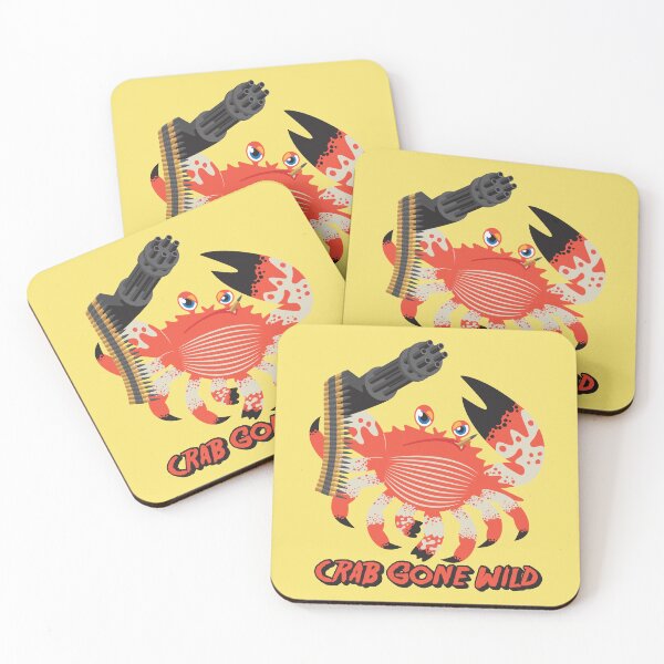 Item preview, Crab Gone Wild - Funny Cartoon Crab  designed and sold by Andantino.