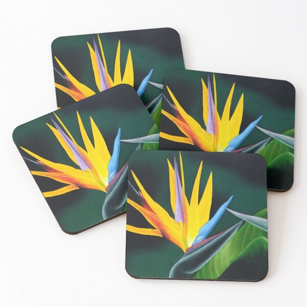 Item preview, Tropical Flowers Strelitzia - Colorful and Exotic Illustration designed and sold by Ambiance Sauvage.