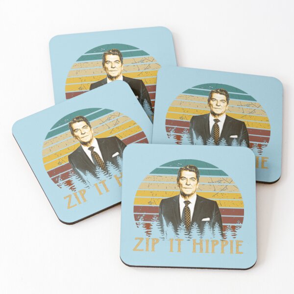 Item preview, Ronald Reagan Vintage Ronald Reagan Love Zip It Hippie designed and sold by FortinAnjali.
