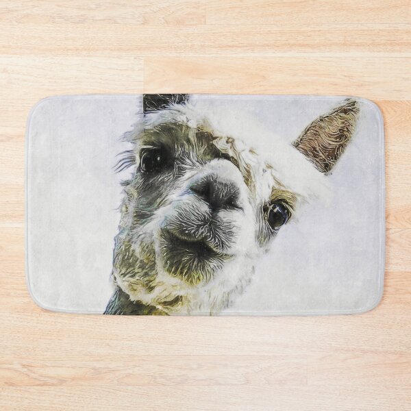 Item preview, Adorable Watercolor Sneaky Llama Drawing, Watercolor Sneaky Llama, Funny Sneaky Llama, Cute Sneaky Llama Wallpaper designed and sold by Trendymotion.
