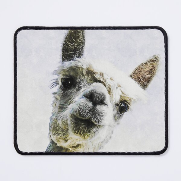 Item preview, Adorable Watercolor Sneaky Llama Drawing, Watercolor Sneaky Llama, Funny Sneaky Llama, Cute Sneaky Llama Wallpaper designed and sold by Trendymotion.