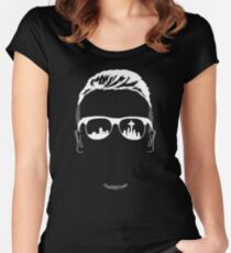 The Man's Shadow Art Women's Fitted Scoop T-Shirt