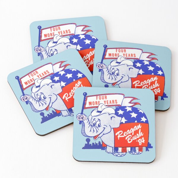 Item preview, Reagan Bush' 84 Elephant Four More Years Campaign designed and sold by FortinAnjali.