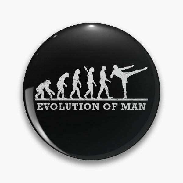 Item preview, Kick Boxing Funny Evolution of Man designed and sold by rafaeltto.
