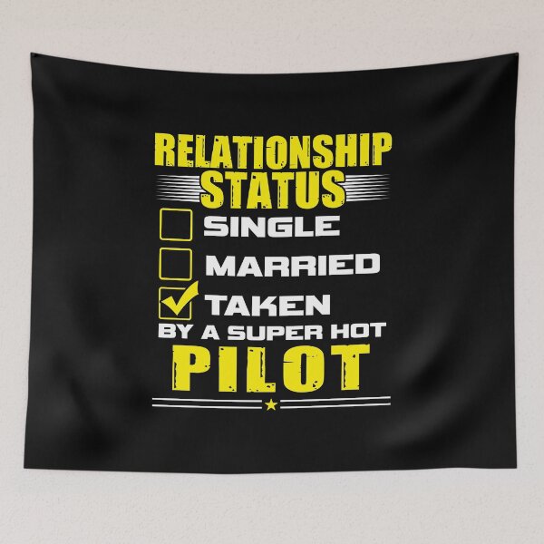Item preview, Funny His and Her Gift Ideas Pilot Relationship Status designed and sold by haselshirt.