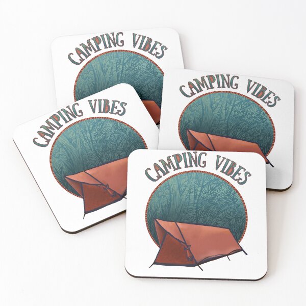 Item preview, Camping Vibes Red Tent designed and sold by CampK80.
