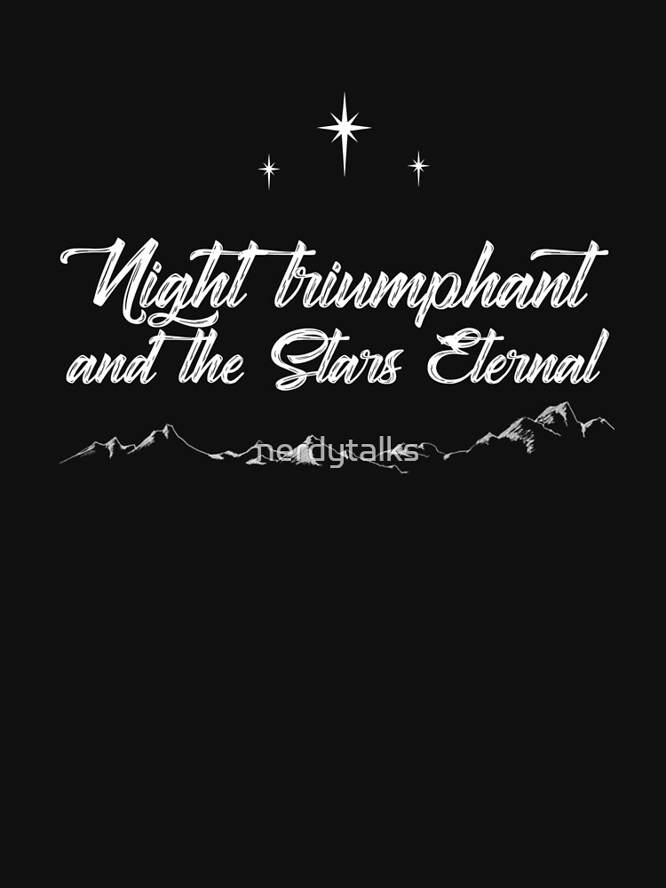 Night Triumphant and Stars Eternal Black (ACOWAR) by nerdytalks