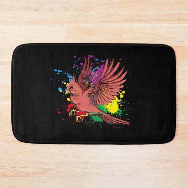 Item preview, Fying Splash Bird Northern Cardinal designed and sold by alwe-designs.