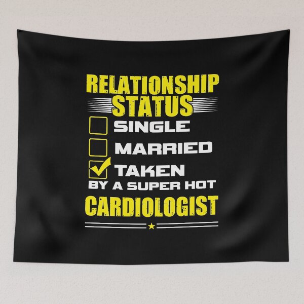 Item preview, Funny His and Her Gift Idea Cardiologist Relationship Status designed and sold by haselshirt.