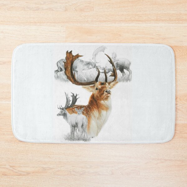 Item preview, Fallow Deer Collage designed and sold by BarbBarcikKeith.