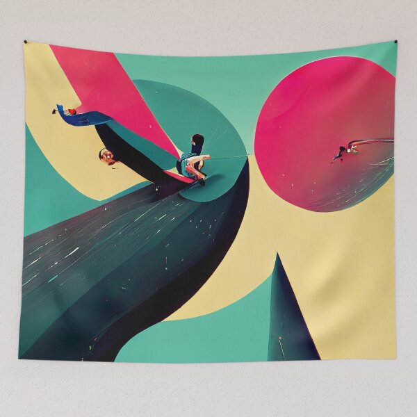 Item preview, Dynamic Abstract Number 1 designed and sold by Left-Hand-Tree.
