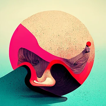 Artwork thumbnail, Dynamic Abstract Number 2 by Left-Hand-Tree