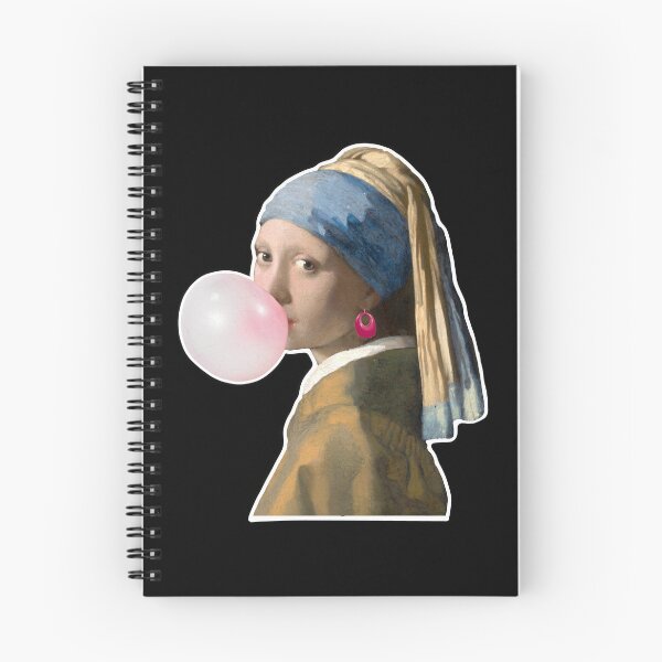 Item preview, Girl with the plastic earrings designed and sold by BumbleBearArtUK.