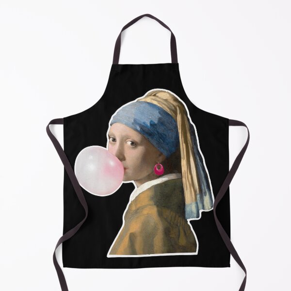 Item preview, Girl with the plastic earrings designed and sold by BumbleBearArtUK.