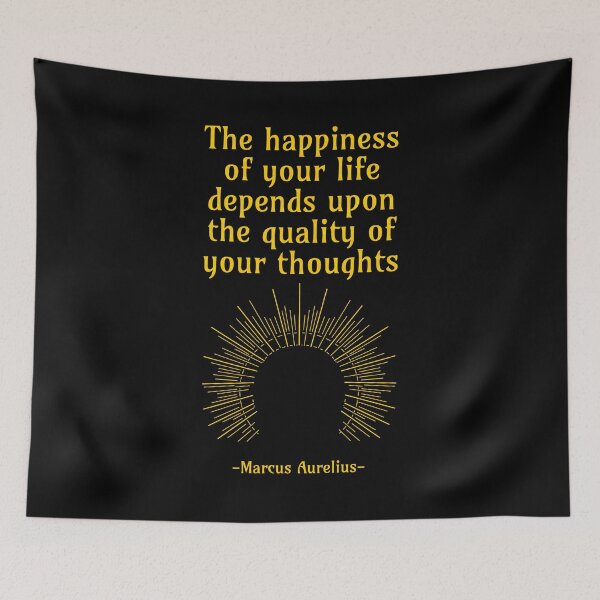Item preview, The happiness of your life depends upon the quality of your thoughts designed and sold by StoicMindset.