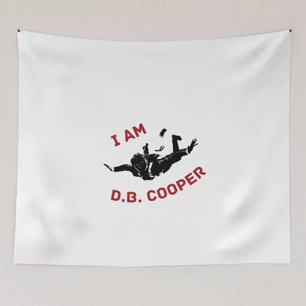 Item preview, Funny D.B. Cooper Air Plane Skydiving Parachute designed and sold by Wanc Designs.