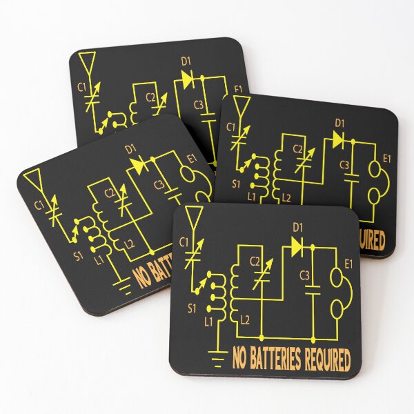 Item preview, HAM Radio - No Batteries Required | Crystal Radio Diagram designed and sold by WilsonCreekArts.