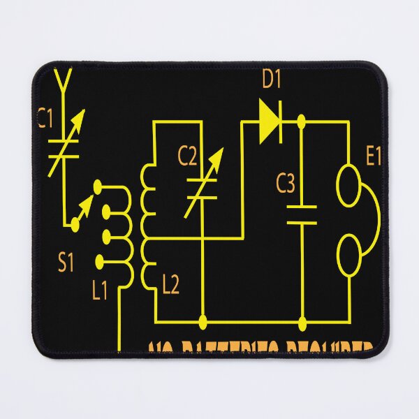 Item preview, HAM Radio - No Batteries Required | Crystal Radio Diagram designed and sold by WilsonCreekArts.