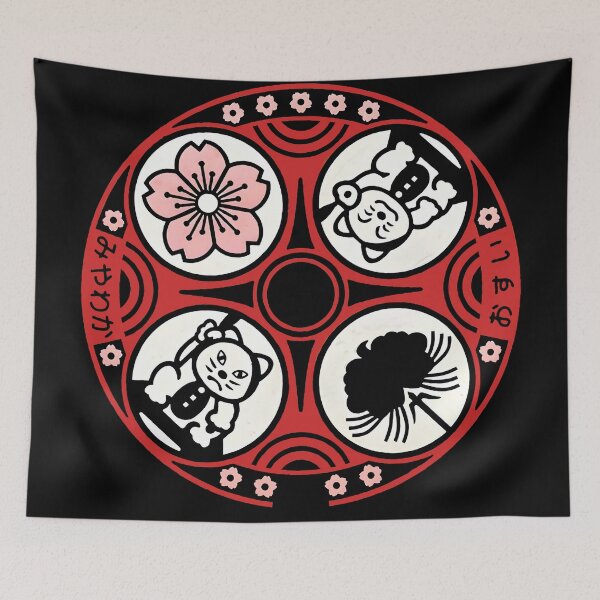 Item preview, Maneki-neko cat on manhole in Japan - Color designed and sold by mattraski.