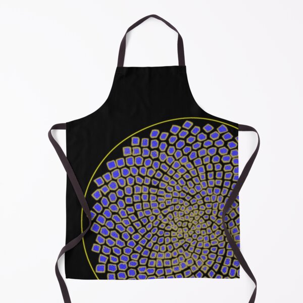 Item preview, Blue&Yellow Big Framed CircleVisions designed and sold by createVisions.