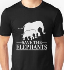 Save the elephants Unisex T-Shirt