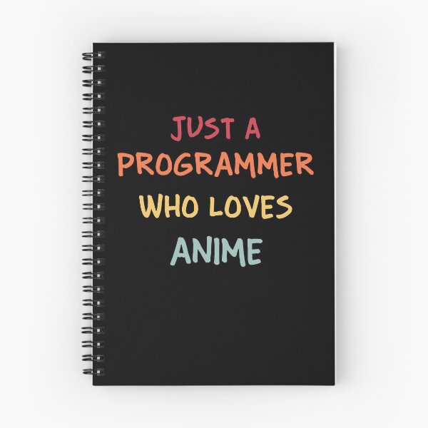 Item preview, Funny Programmer Gift | Funny Software Developer Gift | Funny Coder Gift | Just A Programmer Who Loves Anime designed and sold by campingforge.