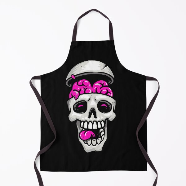 Item preview, Pink brain skull designed and sold by BurnsMyEye.