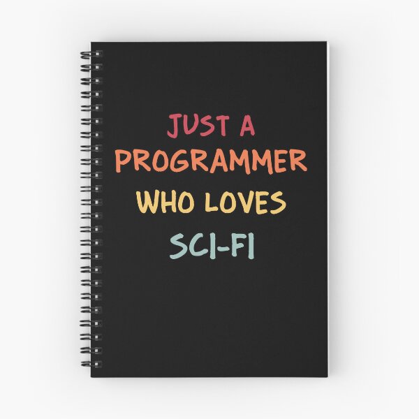 Item preview, Funny Programmer Gift | Funny Software Developer Gift | Funny Coder Gift | Just A Programmer Who Loves Sci-Fi designed and sold by campingforge.