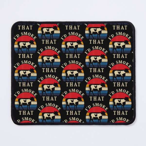 Item preview, I'd Smoke That Funny BBQ Vintage Meat Smoker designed and sold by YENShirt22.