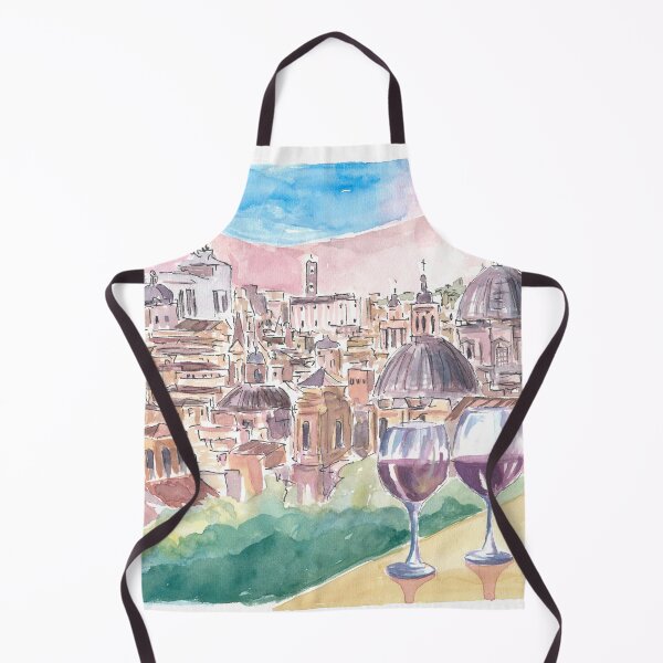 Item preview, Romantic Vino in Roma Italy with Panoramic View from Hill designed and sold by artshop77.