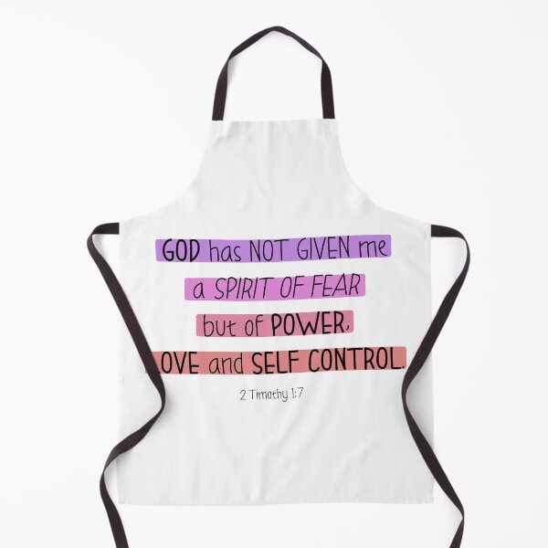 Item preview, not spirit of fear but of power love and self control 2 Timothy 1:7 purple red designed and sold by AmeliasArtistry.