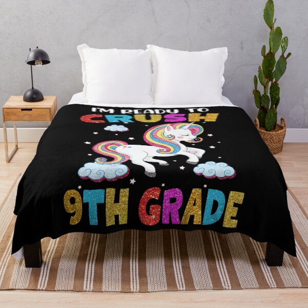 Item preview, I'm Ready To Crush 9th Grade Unicorn Back to School Girls designed and sold by ChristYoung90.