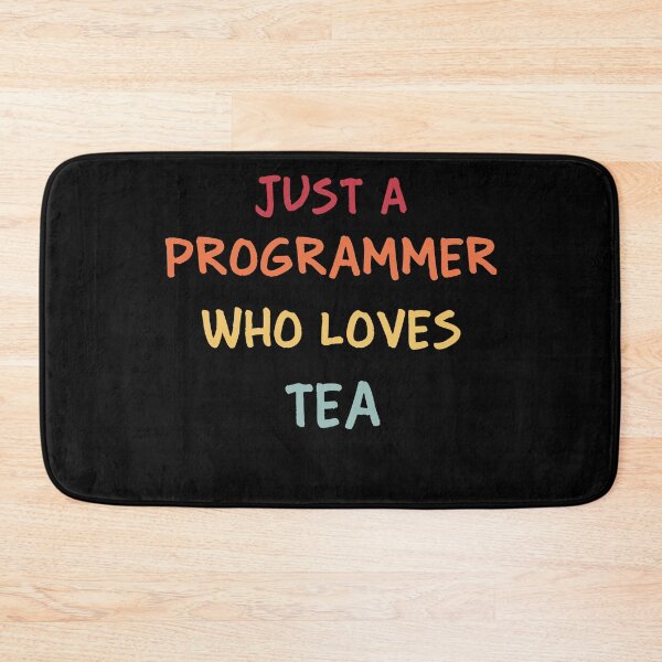 Item preview, Funny Programmer Gift | Funny Software Developer Gift | Funny Coder Gift | Just A Programmer Who Loves Tea designed and sold by campingforge.