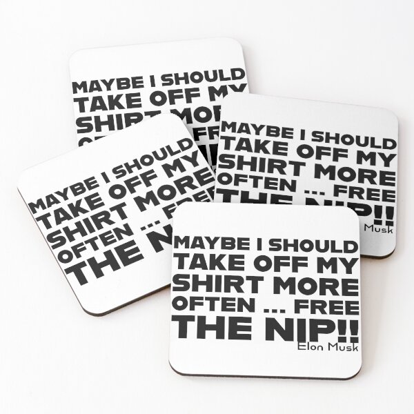Item preview, elon musk no shirt respond,elon musk without shirt, elon musk shirt off, free the nip twiter designed and sold by Mokastro.