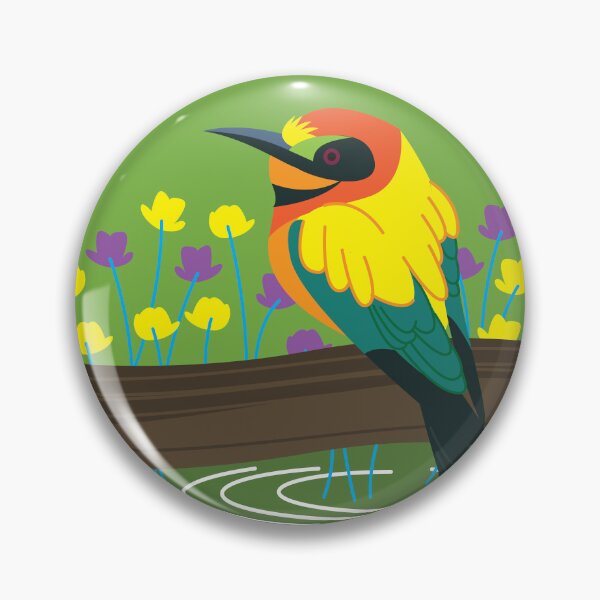 Item preview, Colorful Bird - Birdillustration designed and sold by Andantino.