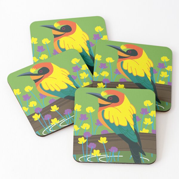 Item preview, Colorful Bird - Birdillustration designed and sold by Andantino.